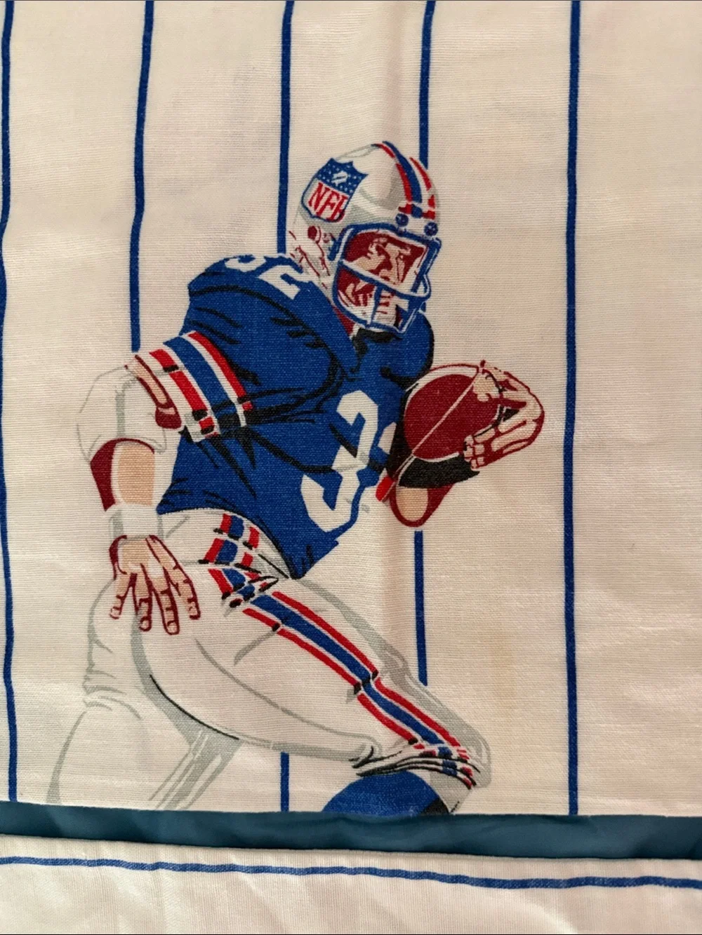 Vintage football pillow cases